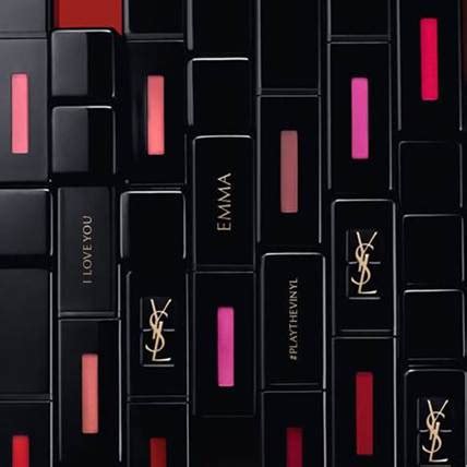 canada ysl engraving|YSL beauty icon engraving.